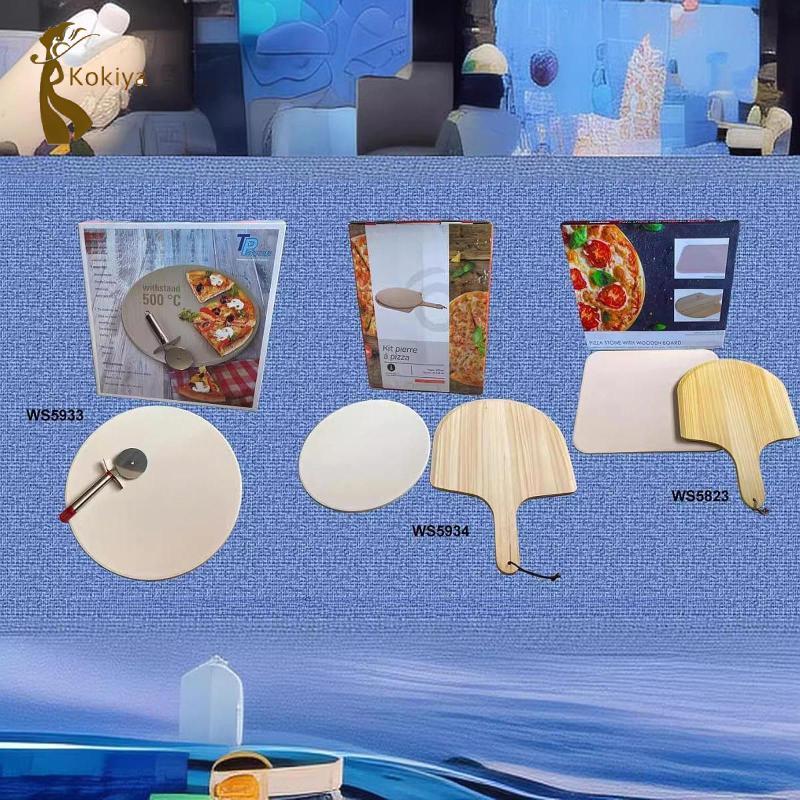 Đá Pizza Hình Chữ Nhật Có Vỏ Pizza Bộ Đá Pizza Nướng Nướng