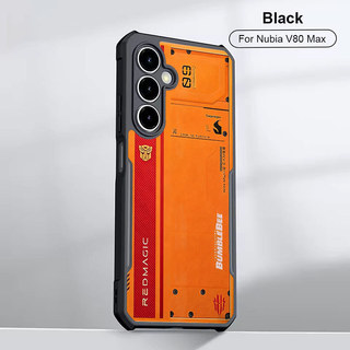 Ốp Điện Thoại Sang Trọng Cho Nubia V80 Max Vỏ Chống Sốc Nubia V80 V70 Max Pro Thiết Kế Túi Khí Chống Trầy Xước Họa Tiết Acrylic Cứng Vỏ A39