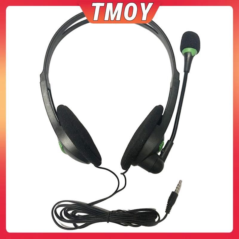 Tai nghe có dây TMOY 3,5mm Tai nghe đa năng có micrô Tai nghe khử tiếng ồn cho máy tính xách tay TMOY
