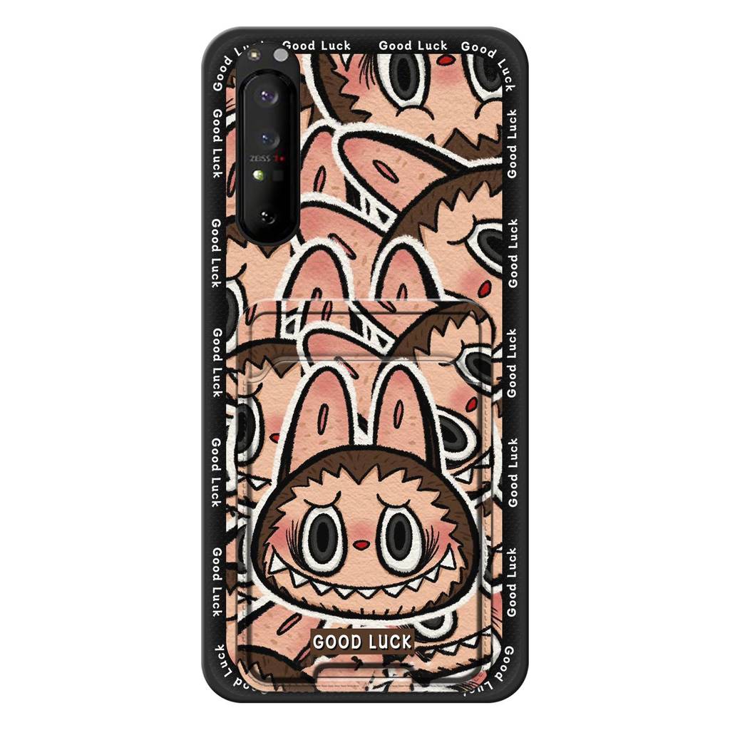 Ốp lưng Sony Xperia1 II TPU mềm, khe cắm thẻ, chống bụi/nước/va đập, bền, thiết kế thời trang