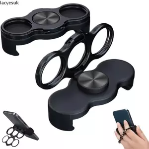 Giá đỡ điện thoại vòng LACYESUK, xoay 360°, góc điều chỉnh, chống trượt, để bàn đa chức năng, hợp kim, gập gọn