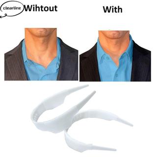 CLEARLINE Áo Sơ Mi Cổ Hỗ Trợ Shaper, Cổ Slick Stays Bundle Kit Áo Sơ Mi Đứng Cổ Dụng Cụ, Cổ Áo Sơ Mi Có Thể Điều Chỉnh Chống Lăn Cố Định Shaper