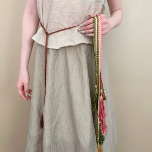 Thắt Lưng Bo Hemian Phong Cách Dân Tộc Tassel, Phù Hợp với Mọi Outfit