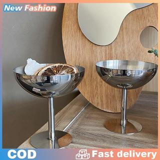 2023 New thép không gỉ Cốc Cốc Cốc kem tráng miệng salad bát trái cây tấm Snack Món ăn KTV thanh Nguồn cung cấp