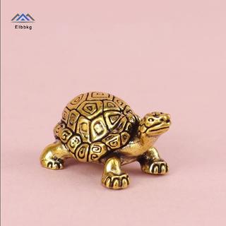 ELBBKG Đồng Nguyên Chất Rùa Tượng Vintage Đồng Rùa Tượng Để Bàn Phong Thủy Trang Trí Thu Nhỏ Trà Cổ Thú Cưng Thủ Công Quà Tặng Mới