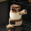 Nến Ấm Trà Đế Hộ Gia Đình Bao Quanh Bếp Làm Trà Ấm Nồi Bếp Nhỏ Ấm Sữa Ấm Có Nắp Stoneware Ấm Trà YD4J