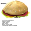 Mũ Hamburger Dễ Thương Cho Người Lớn - Mềm Mại, Co Giãn Tốt, Phù Hợp Làm Quà Tặng