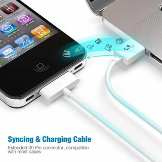 Dây 30 Pin Adapter Phụ Kiện Nano Cảm Ứng Sạc Cáp Dữ Liệu USB Sạc Cho 4 4S 3G 3G Ipad 1 2 3 Ipod Điện Thoại Di Động