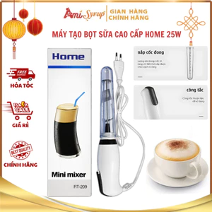 Máy Tạo Bọt Cafe, Đánh Bọt Sữa Cao Cấp Home 25W – Điện 220V, Động Cơ Mạnh Mẽ Tạo Bọt Nhanh Chóng