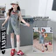 Bé Gái Retro Denim Quần Short Mùa Hè 2026 Phong Cách Mới Trẻ Em Phiên Bản Hàn Quốc Rời Jumpsuit
