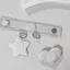 YOLOGO 1 Bộ mở rộng dây đeo túi, trong suốt với khóa mở rộng túi chữ D đôi, Ba lô móc treo túi trang trí bền bỉ