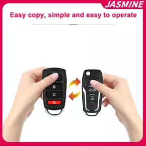 JASMINE 433 MHz Chìa khóa điều khiển từ xa ô tô Điện thông minh Thay thế cửa nhà để xe Nhân bản Sao chép từ xa 4 Channe JASMINE