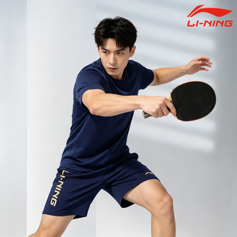 Quần short thể thao Li Ning khô nhanh, phù hợp cho bóng bàn và tập luyện