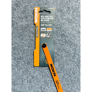 Lưỡi cưa chuyên cắt sắt, inox WOKIN 305802 24 răng dài 12 inch 300mm (GỒM 2 LƯỠI)