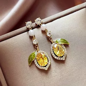 Bông Tai Chanh Tươi Thiết Kế Độc Đáo - Phong Cách Tinh Tế Và Sang Trọng