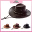 Mũ Sombrero giả da vintage, phù hợp cho cả nam và nữ với phong cách jazz và phương tây