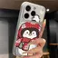 Mùa đông ăn Penguin ghi chú cho iPhone 17Air trường hợp iPhone 15/14 Corning trường hợp