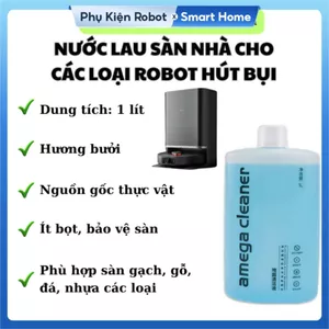Nước lau sàn đậm đặc cho robot hút bụi - Amanda Cleaner - Dùng cho các loại robot - Hương bưởi