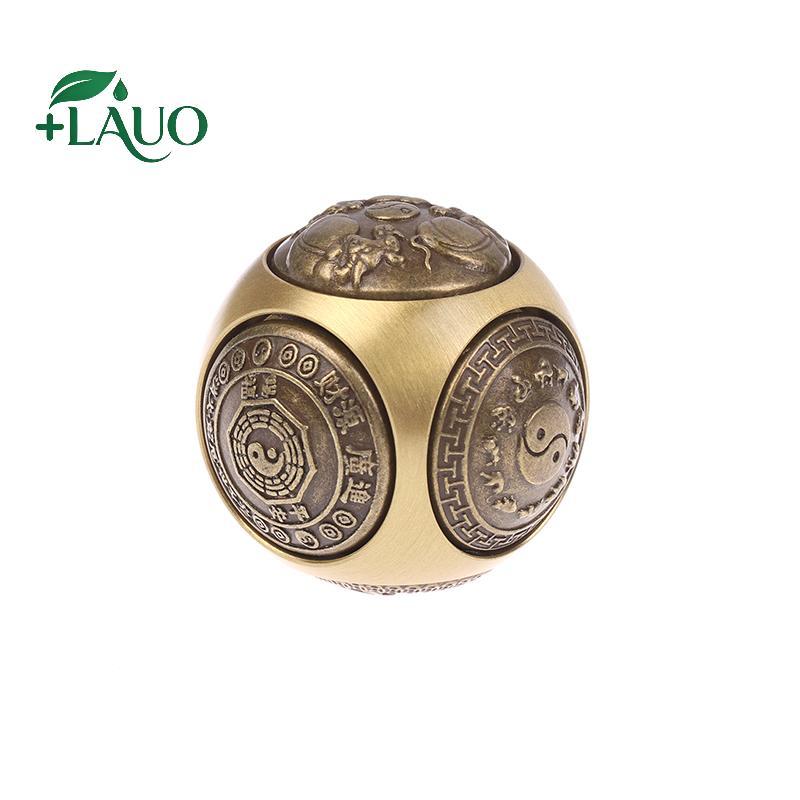 Springevenstar Sáu Mặt Bốn Phước Lành Lu Tiền Fidget Spinner Đồng Thau Giảm Căng Thẳng Khối Giải Nén Bóng Fidget Đồ Chơi Thủ Công Springevenstar