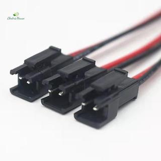 [Nhà Điện] 10 Cặp Đầu Nối SM Dài Đầu Nối Dây Cắm Nam Đến Nữ Đầu Nối Dây Màu Đỏ Và Dây Đèn LED Downlight Đèn Trần mới