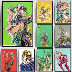 JoJo's Bizarre Adventure Canvas Painting Classic Anime Character Wall Art Art Home Wall Decor Canvas Poster