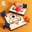 Ba Chiều Động Vật Khuôn Dao Da Dưới Chất Liệu Khuôn Thép Gỗ Ban Handmade DIY Da Dụng Cụ 3D Niuxiang UK2I