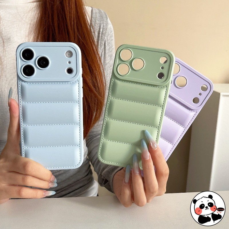 CandyColor Down Jacket Ốp Điện Thoại Samsung Galaxy A56 A55 A54 A53 A52 A52S A36 A35 A34 A26 5G 4G Vỏ Sang Trọng Dễ Thương Đơn Giản Ins Phong Cách Mùa Xuân Vỏ Mềm Tươi