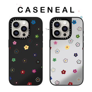 CASENEAL Hoa Nhiều Màu Sắc Gương Chất Lượng Cao Ốp Lưng Điện Thoại Thích Hợp Cho iPhone 17ProMax 17pro 17 air 16promax 16 15promax 15 14promax 13 13promax Ốp Lưng Cứng Chống Rơi Thời Trang