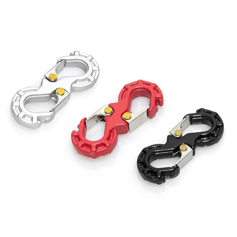 Móc cứu hộ mô phỏng kim loại, xe RC 1 / 8 1 / 10 Easy-Control TRX4 SCX10 — móc kéo hạng nặng, bộ phận nâng cấp bền và thực tế