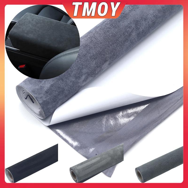 TMOY Da Lộn Vải Tự Dính Vải Cho Ô Tô Sửa Đổi Nội Thất Cửa Bảng Điều Khiển Bàn Làm Việc DIY Trang Trí TMOY