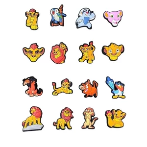 Set Charm Vua Sư Tử Cute – Simba Nala Timon Pumbaa Hoạt Hình Dễ Thương Gắn Dép Crocs Trang Trí Cá Tính