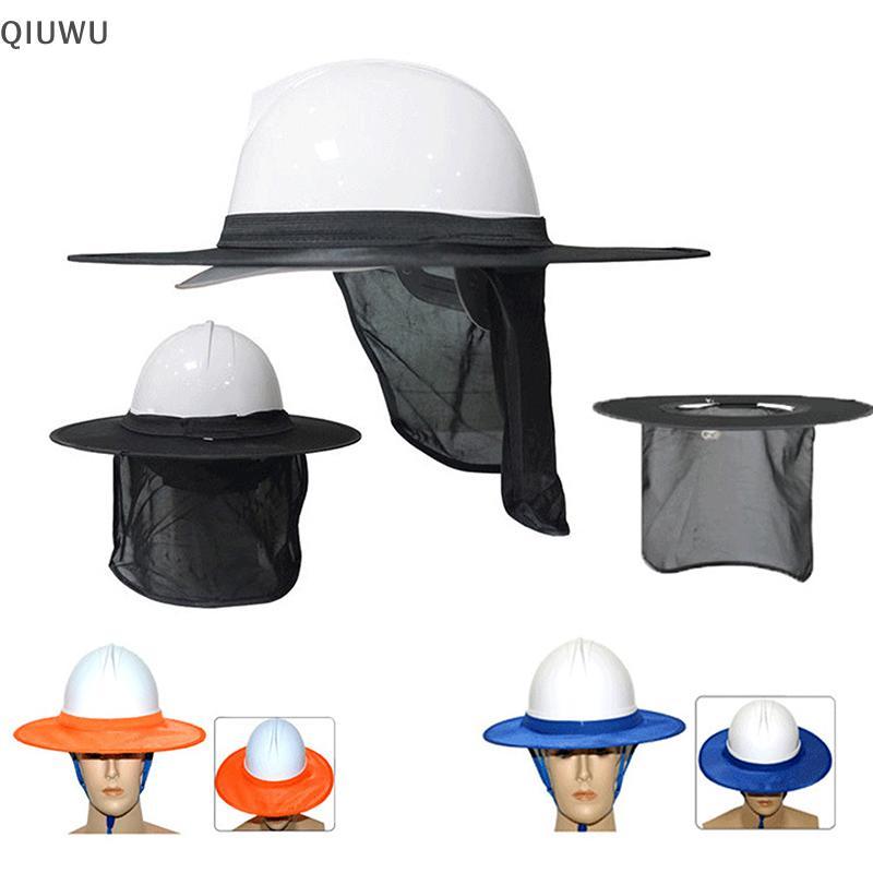 QIUWU Mũ Cứng Che Bóng Phụ Kiện Ngoài Trời Mũ Chống Nắng Mũ Cứng Xây Dựng An Toàn Phản Quang Mũ Cứng Bộ Chống Nắng Mùa Hè.