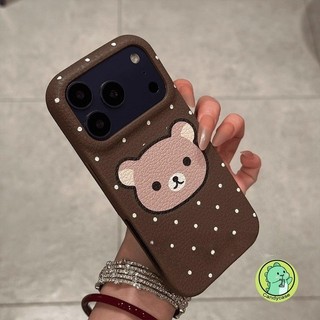 Ốp Điện Thoại Rilakkuma Dễ Thương Cho Xiaomi 17 Pro Max 15 Ultra 15S 14 13 12 12S 12X Mi 11i 11X Pro Civi 5 4 Pro 3 5G 4G Vỏ Mềm Da PU Gấu Hoạt Hình Dễ Thương
