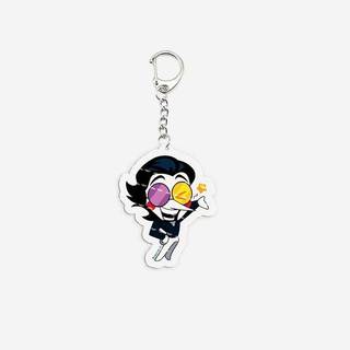 Popular Game Deltarune Spamton Susie Ralsei Meme Keychains for Accessories Bag Noelle Spamton KeyringsFans Gifts G