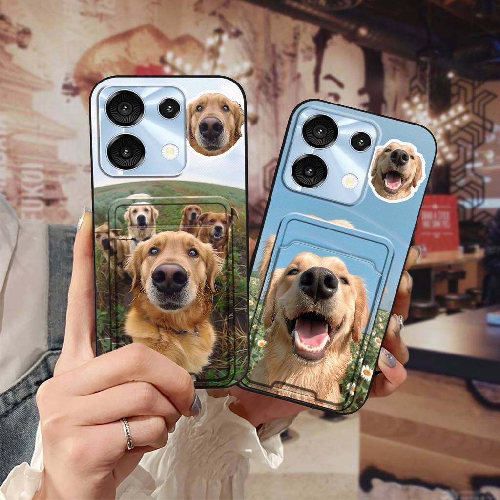 Ốp Mềm Chống Bụi Ốp lưng UMIDIGI G9 5G / G9C / G9T / G9A / Note90 / 90C / 90A Túi Đựng Thẻ Thiết Kế Thời Trang Cho Chó Chống Va Đập Tay Thẻ Mèo Ốp Lưng Bảo Vệ TPU Chống Bụi Bẩn
