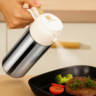 [flyingfishla] 1 Chai Dầu Xịt Inox 316, Bình Đựng Dầu Nấu Ăn Nhà Bếp 500ml Cắm Trại Ngoài Trời BBQ Giấm Xịt Chai