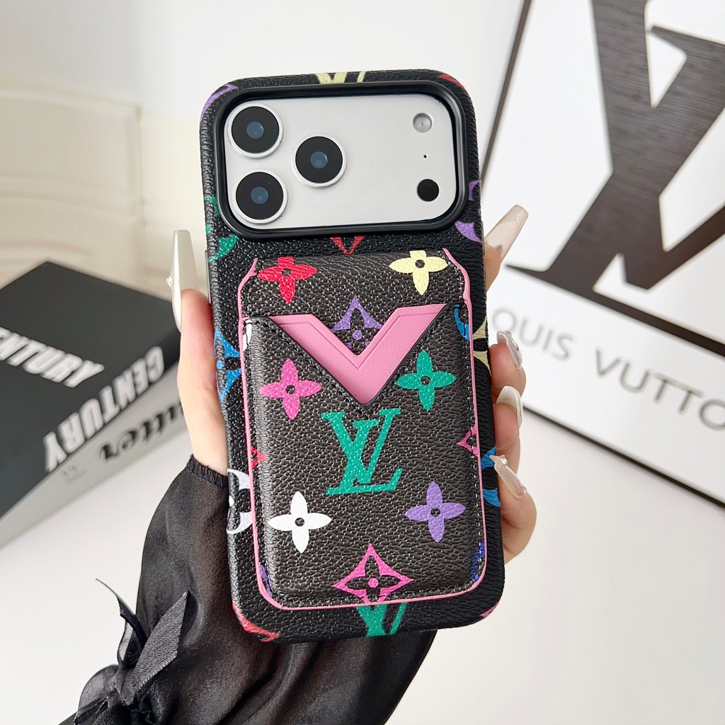Dành Cho iPhone 17 PRO MAX 16 PRO MAX 13 Pro Max 12 PRO MAX Sang Trọng Có Khe Cắm Ví Thẻ Vỏ Điện Thoại. Phong cách mới Thiết kế độc đáo Vỏ chống sốc.