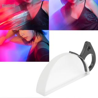 xihoho 80mm Cầm tay tinh tế Kính vạn hoa Bộ lọc Ống kính máy ảnh Lăng kính Kính quang học Hình nửa vầng trăng Hiệu ứng đặc biệt Phụ kiện quay phim chụp ảnh