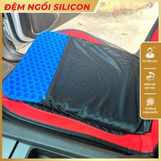 Đệm Ngồi ô tô silicon dầy loại nặng 900g ô tô ngồi thoáng mát