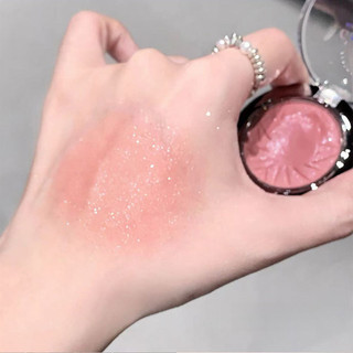 GEGE BEAR Highlighter Đa Năng Lấp Lánh Bột Kết Cấu Tinh Tế Làm Sáng Highlighter Đường Viền Blush Đơn Sắc Phấn Mắt Trang Điểm Mắt
