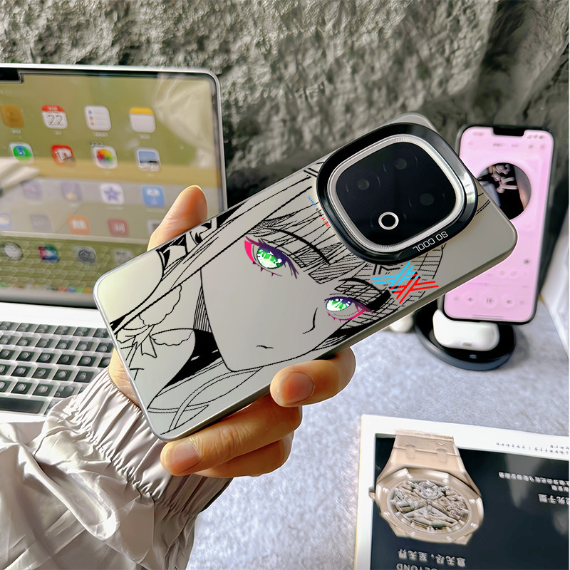 Ốp điện thoại cứng EVA 02 Sketch Micro Matte cho iQOO 15 13 12 Pro Z10 Turbo Pro Z9 Neo 10 / 9 cho iQOO Z9 Turbo Z8 Vỏ iQOO chống sốc