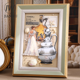 JIANWU Rococo Bộ Sưu Tập Series Vintage Bướm Hoa Chai Vật Liệu Phong Cảnh Cắt Dán Sáng Tạo Tạp Chí Văn Phòng Phẩm