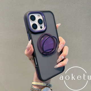 Ốp điện thoại từ tính xoay 360 thích hợp cho iPhone 11, 12, 13, 14, 15, 16 pro max, dải chống sốc hai màu, ốp cứng mờ mờ