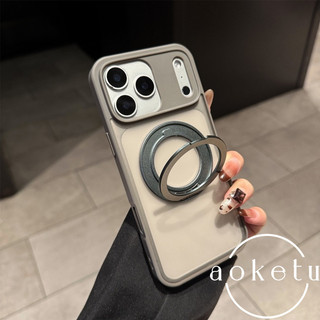 Ốp xoay 360 thích hợp cho vỏ điện thoại Apple 17 ProMax màu cam mờ iPhone 16 Pro mới 15 / 14 / 13 / 12 / 11 bao gồm tất cả vỏ chống rơi