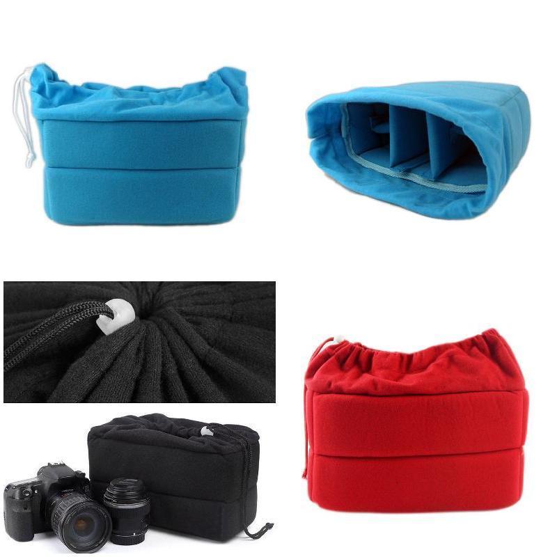 Túi đựng máy ảnh DSLR chống sốc mới Vỏ bảo vệ chèn nhung