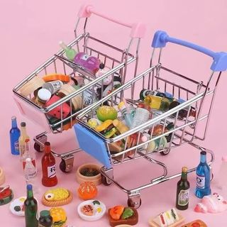 Giỏ Hàng Cho Bé Xe Đẩy Trẻ Em Giá Rẻ Mô Phỏng Xe Mua Sắm Mini Siêu Thị Xe Đồ Chơi 1 Đến 3 Tuổi
