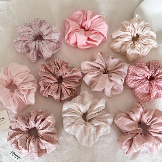 Scrunchy Kem Mây Lông Tơ Phong Cách Mới - Bóng Đầu Đuôi Ngựa Ngọt Ngào