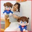 BH2 Q phiên bản Thám Tử Lừng Danh Conan Bé Làm Dịu Đồ Chơi Quà Tặng Sinh Nhật Búp Bê Sang Trọng Ném Gối Đồ Chơi Nhồi Bông Bộ Sưu Tập HB2