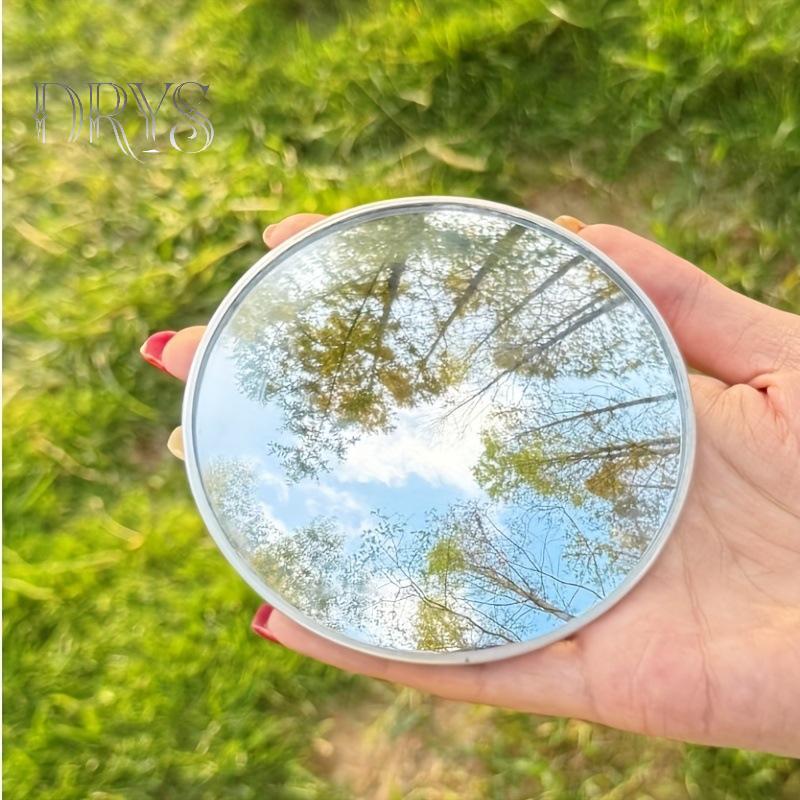 (TFT) Gương du lịch lồi di động - Phản chiếu góc rộng, Gương Selfie Mini chụp ảnh nhỏ gọn dành cho người sáng tạo nội dung & quà tặng du lịch MỚI