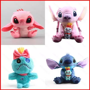 BH2 Stitch Thiên Thần Sang Trọng Búp Bê Quà Tặng Cho Bạn Gái Bé Làm Dịu Đồ Chơi Trang Trí Nhà Ném Gối Đồ Chơi Nhồi Bông Mặt Dây Chuyền HB2